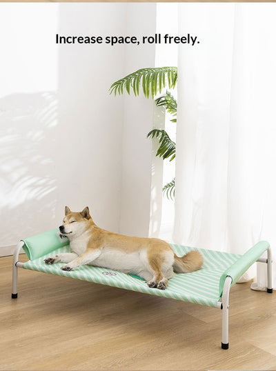Cama de Camping para Perros Medianos y Grandes con Diseño de Rayas Divertidas - Image 20