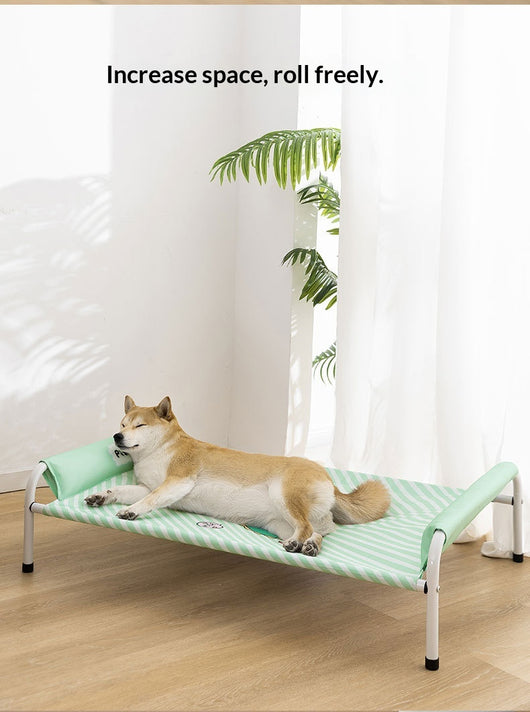 Cama de Camping para Perros Medianos y Grandes con Diseño de Rayas Divertidas - Image 20