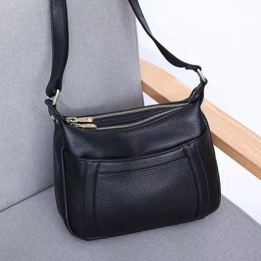 Bolso de Cuero Genuino de Gran Capacidad - Bolsa Madre Tipo Hombro - Image 6
