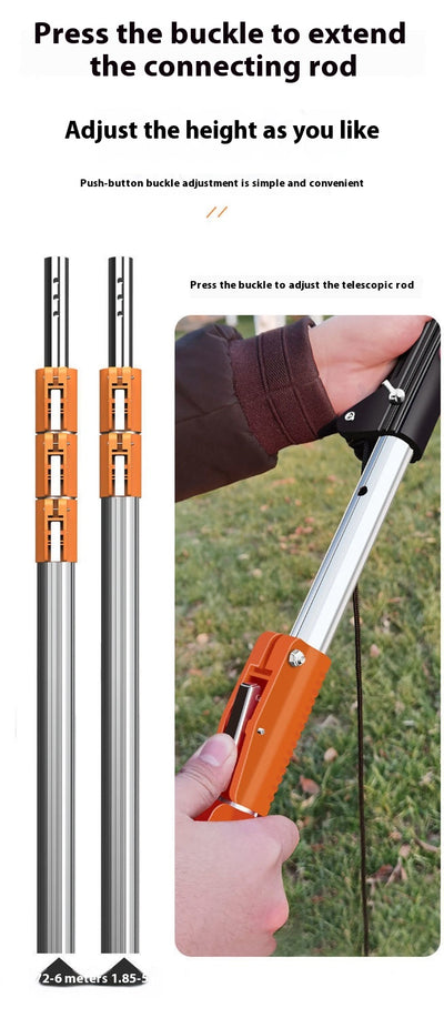 Podadora de Ramas Telescópica de Aluminio para Jardín - Image 19