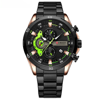 Reloj de Motociclista Acero Inoxidable Seis Manecillas - Image 6