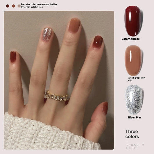 Set de Esmalte de Gel Nude Hielo Tricolor 2024 - Colección Jelly - Image 21