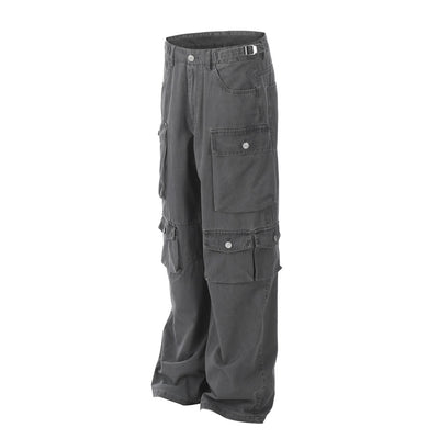 Pantalones Cargo Multibolsillos Americanos para Hombre - Image 11