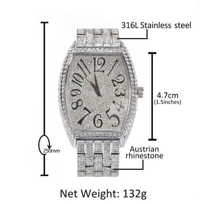 Reloj de Esfera Tonneau Grandes Diamantes - Image 18
