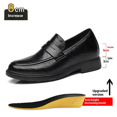Zapatos de Cuero Slip-On Elevados para Negocios Casuales - Image 6