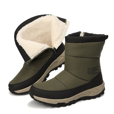 Zapatos de Invierno para Hombre con Forro Cálido y Algodón Premium - Image 9