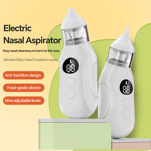 Aspirador Nasal Eléctrico para Bebés - Descongestión Rápida y Segura
