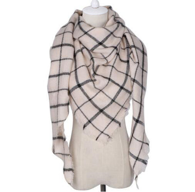 Bufanda Chal Triangular de Cachemira para Invierno - Estilo Europeo y Americano - Image 23