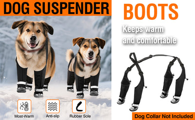 Botas Protectoras para Perros - Impermeables y Térmicas para Clima Frío - Image 11