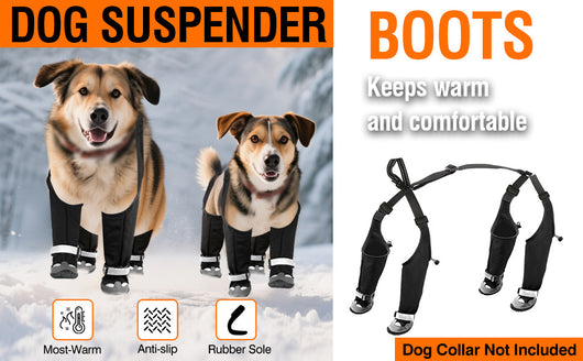 Botas Protectoras para Perros - Impermeables y Térmicas para Clima Frío - Image 11