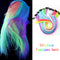 Extensión de Cabello Luminoso con Clip - Mechón Arcoíris 50 CM sin Rastro
