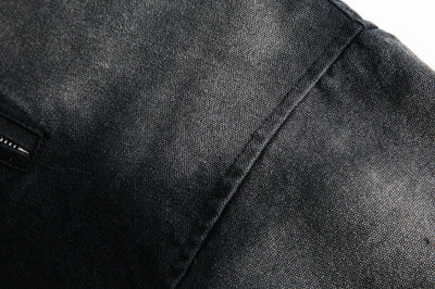 Chaqueta Denim Vintage Desgastada Estilo Retro Americano - Image 21