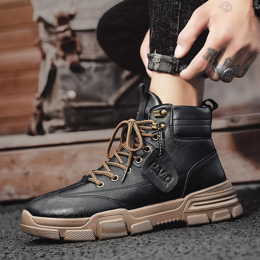 Botas de Trabajo Altas para Hombre - Estilo Robusto y Versátil - Image 2