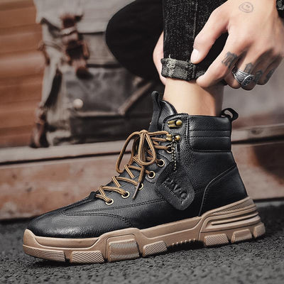 Botas de Trabajo Altas para Hombre - Estilo Robusto y Versátil - Image 2