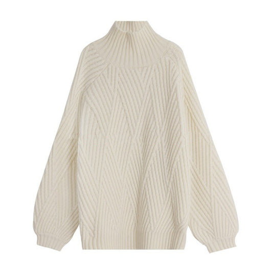 Suéter Grueso Holgado para Invierno - Abrigo Cómodo y Versátil - Image 6
