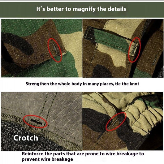 Traje de Trabajo Camuflaje Hombre Otoño Invierno - Camisa Resistente al Desgarro y Overol Deportivo - Image 3