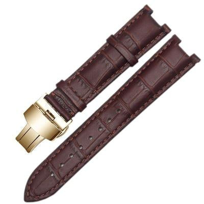 Correa de Cuero Genuino con Cierre Mariposa - Pulsera Universal para Reloj - Image 9