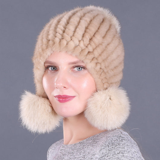 Gorro Cálido de Piel Sintética para Mujer - Image 14