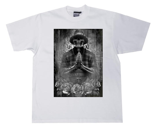 Playera Clásica Calavera West Coast Estilo Old School