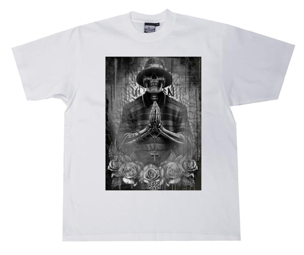 Playera Clásica Calavera West Coast Estilo Old School