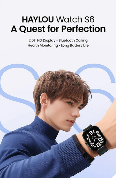Reloj Inteligente Haylou S6S003 con Bluetooth y Correa de Silicona - Image 16
