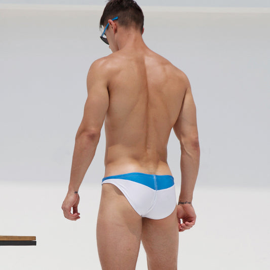 Bóxer de Baño Tricolor Cintura Baja para Hombre - Diseño Moderno Playa Verano - Image 2