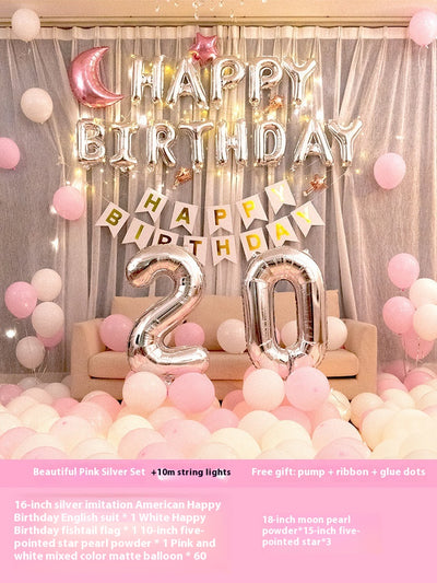 Kit de Decoración de Globos para Pared - Tema Influencer Viral - Image 6