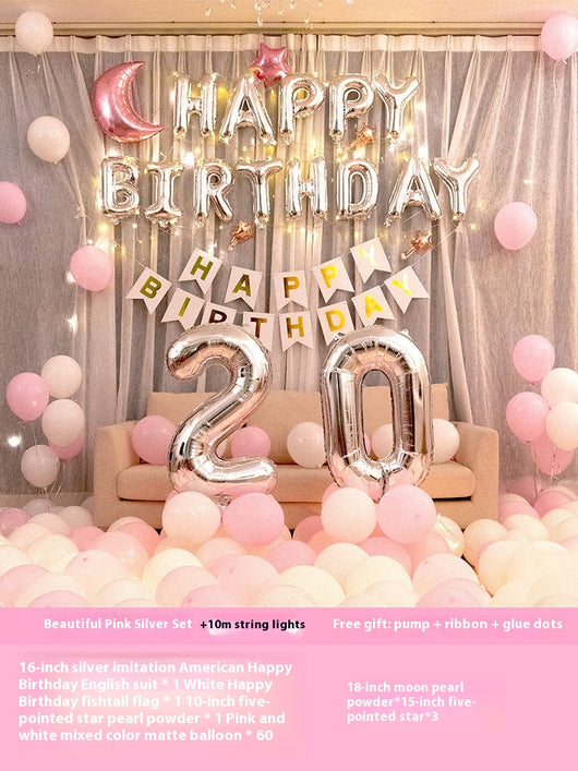 Kit de Decoración de Globos para Pared - Tema Influencer Viral - Image 6