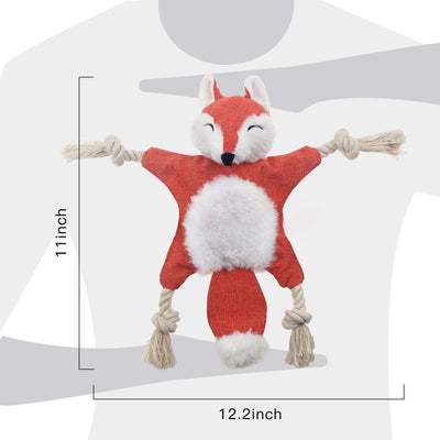 Juguete para Perro Zorro con Sonajero - Juguete Durable sin Relleno para Mascotas - Image 14