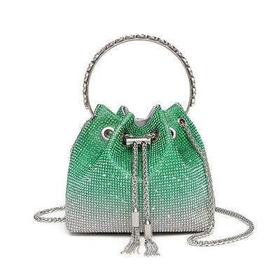 Bolso Bandolera de Diamantes Completos para Cena y Eventos - Image 9
