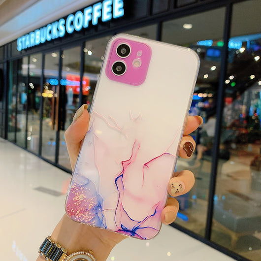 Funda TPU Transparente con Diseño de Mármol Hueco - Image 11