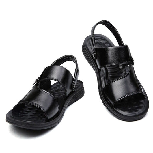Sandalias de Cuero Genuino para Hombre con Suela Suave y Antideslizante - Image 13