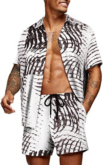 Conjunto de Camisas Estampado Floral Hawaiano para Jóvenes