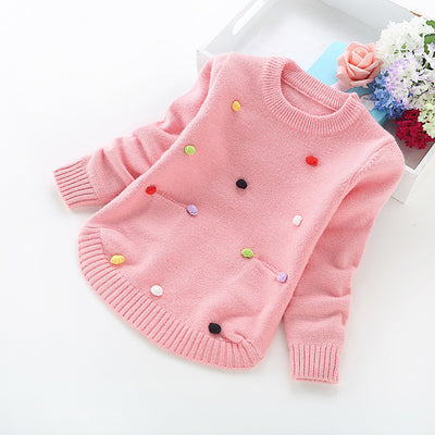 Suéter Infantil Cuello Redondo Estilo Coreano - Image 6