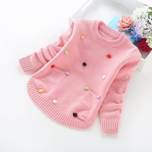 Suéter Infantil Cuello Redondo Estilo Coreano - Image 6