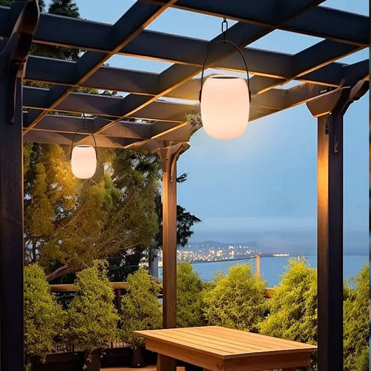 Lámpara Solar Portátil para Jardín con Sistema de Carga - Image 4