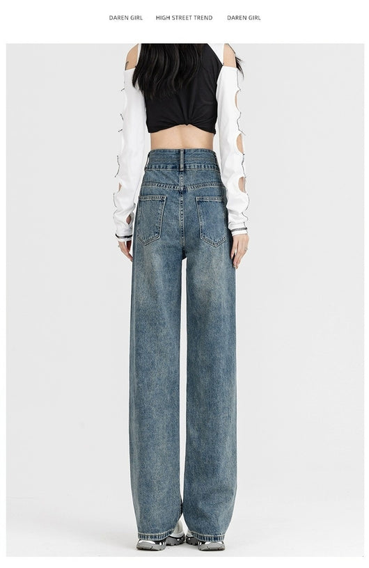Jeans Anchos Forro Polar Térmico Efecto Adelgazante para Mujer - Image 24