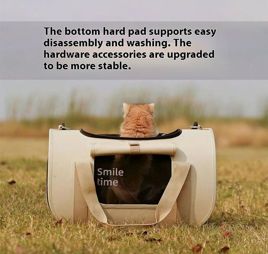 Bolsa Bandolera Portátil para Mascotas - Transportín Gato Ligero - Image 14