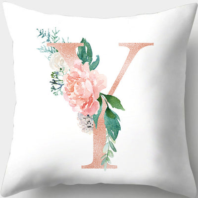 Funda de Almohada con Letras Florales Día de San Valentín Impresión Digital - Image 14