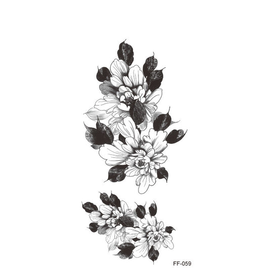 Tatuajes Temporales Floral Impermeables - Diseños Delicados y Duraderos - Image 6
