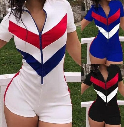 Jumpsuit de Colores Vibrantes con Diseño Coordinado