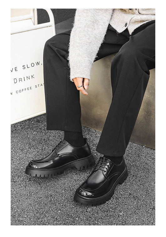 Zapatos Casuales de Cuero con Plataforma Elevadora - Image 20