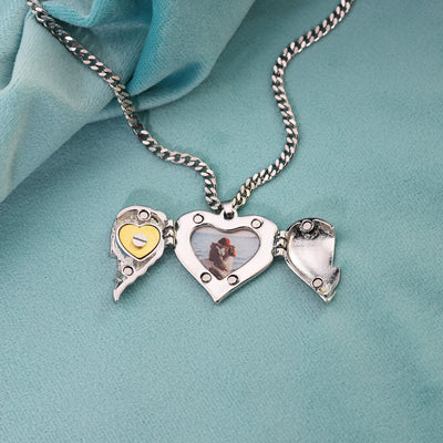 Collar con Alas y Foto Personalizable en Color - Image 16