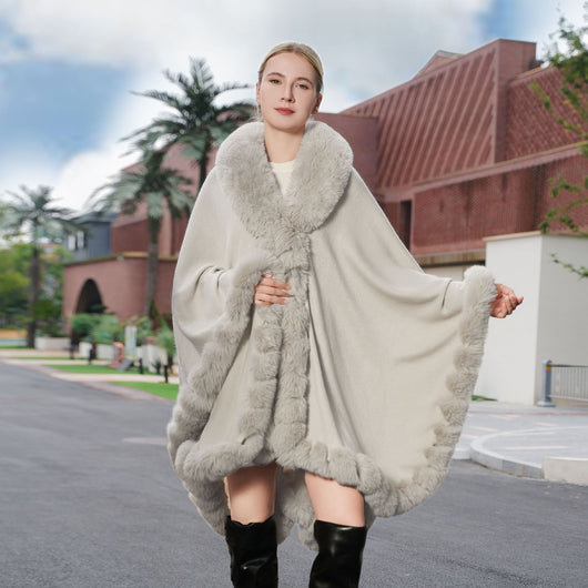 Cardigan Oversized de Punto Puro Color - Capa Cálida y Elegante - Image 10