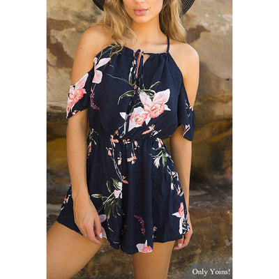 Mono Strapless Estampado con Cintura Definida - Image 3