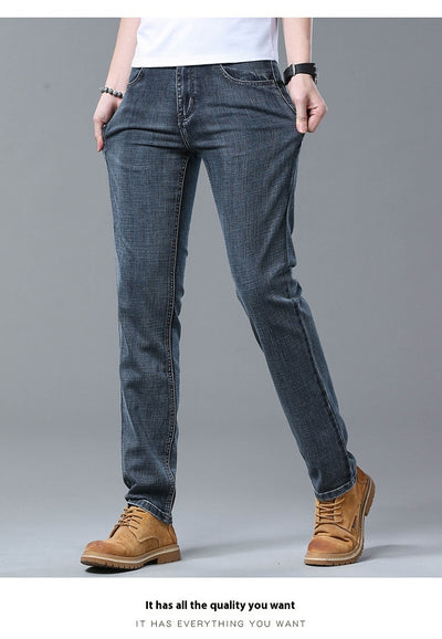Jeans Rectos Sueltos de Seda de Hielo para Verano - Image 19