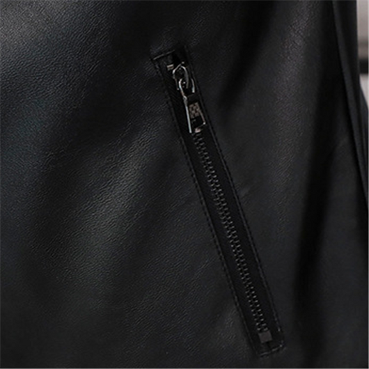 Chaqueta de Cuero de Largo Medio - Image 12
