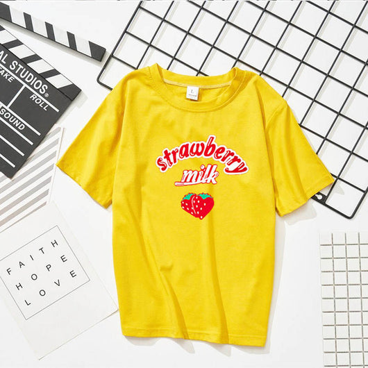 Playera con Estampado de Fresas - Image 16