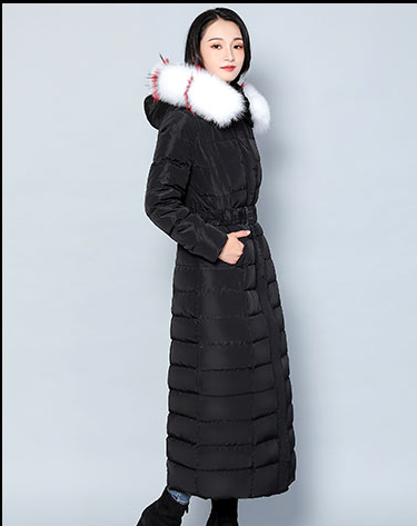 Chaqueta Acolchada con Cuello de Piel - Image 6