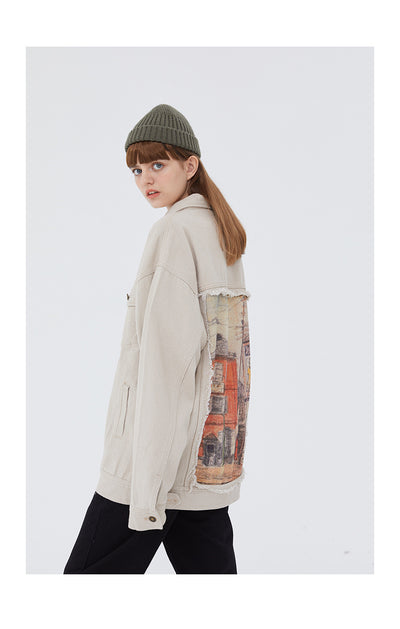 Chaqueta Suelta con Parches Retro - Image 14